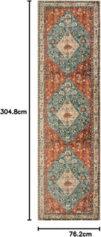 Boho Tribal Area Rug Large Washable Living