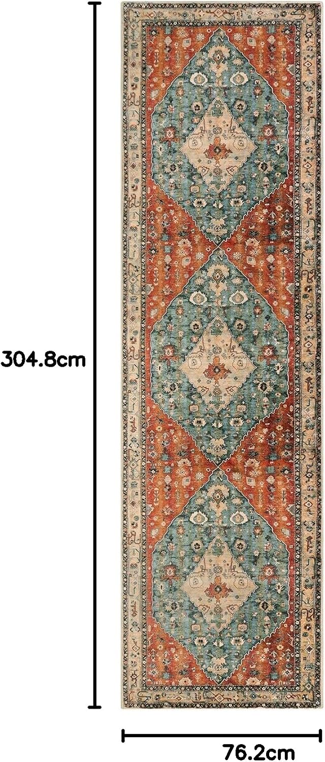 Boho Tribal Area Rug Large Washable Living
