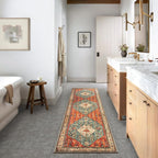 Boho Tribal Area Rug Large Washable Living