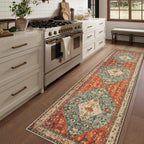 Boho Tribal Area Rug Large Washable Living