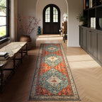 Boho Tribal Area Rug Large Washable Living