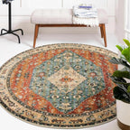 Boho Tribal Area Rug Large Washable Living