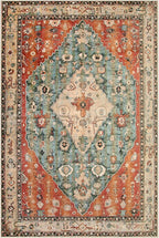 Boho Tribal Area Rug Large Washable Living