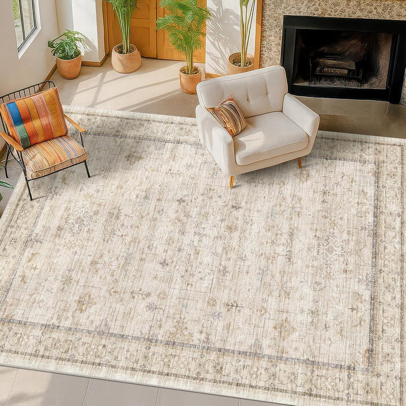 Boho Washable Extra Long Hallway Runner Rug