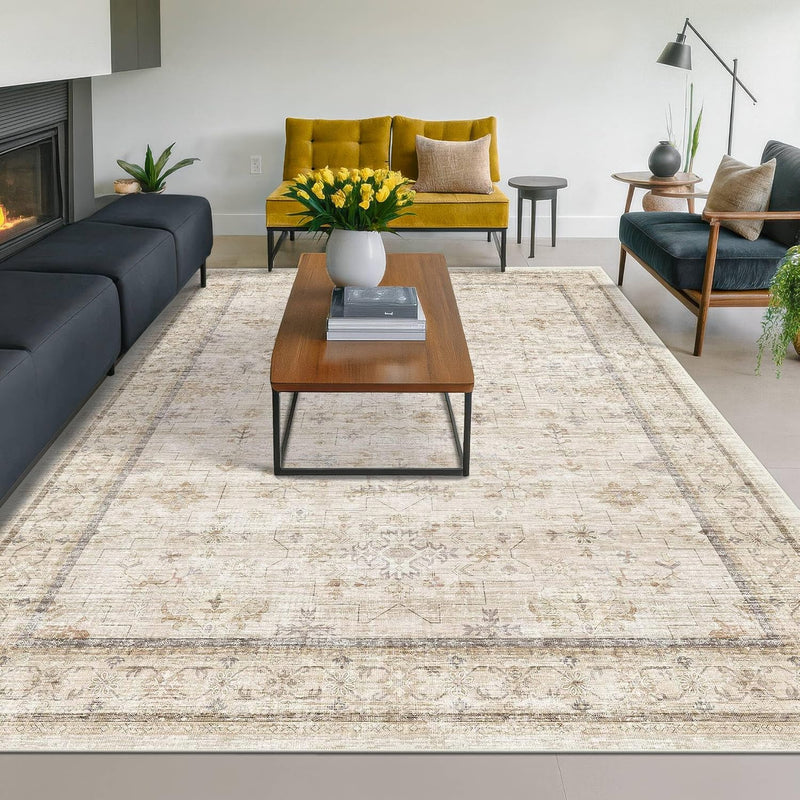 Boho Washable Extra Long Hallway Runner Rug