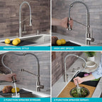 Bolden 18-Inch Commercial Kitchen Faucet with Dual Function