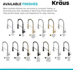 Bolden 18-Inch Commercial Kitchen Faucet with Dual Function