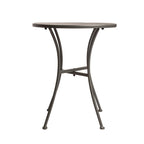 Bistro Table Steel Patterned Round Weather Resistant 600