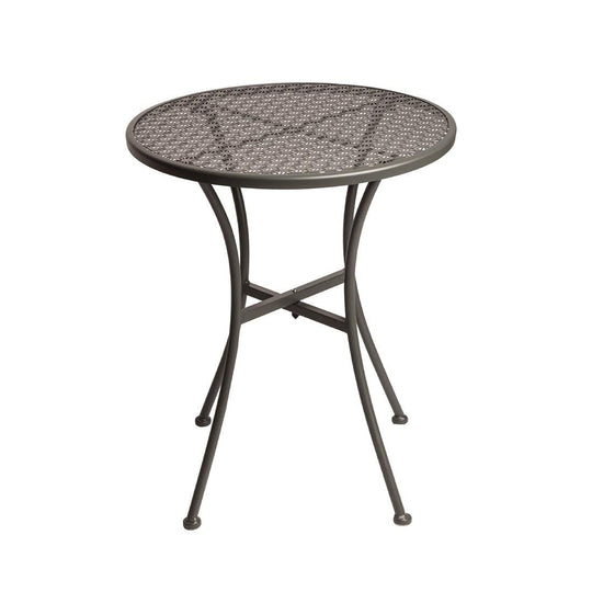 Weather Resistant Steel Round Bistro Table 600MM 600