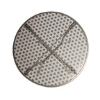Bistro Table Steel Patterned Round Weather Resistant 600