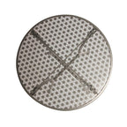 Bistro Table Steel Patterned Round Weather Resistant 600