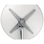 Flip Top Poseur Table Stainless Steel Classic Pattern