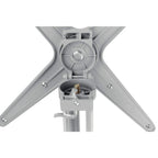 Flip Top Poseur Table Stainless Steel Classic Pattern
