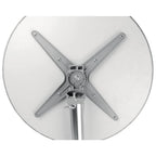 Flip Top Poseur Table Stainless Steel Classic Pattern