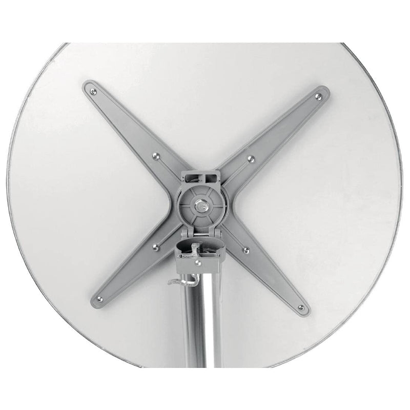 Flip Top Poseur Table Stainless Steel Classic Pattern