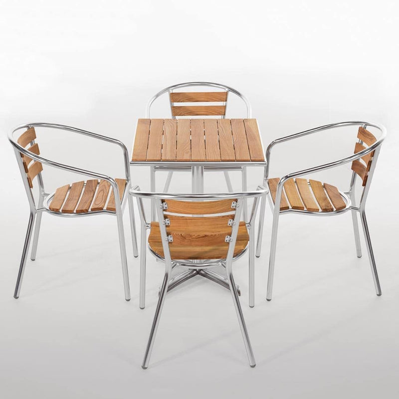Round Bistro Table 720x600MM Restaurant Bar Cafe Commercial