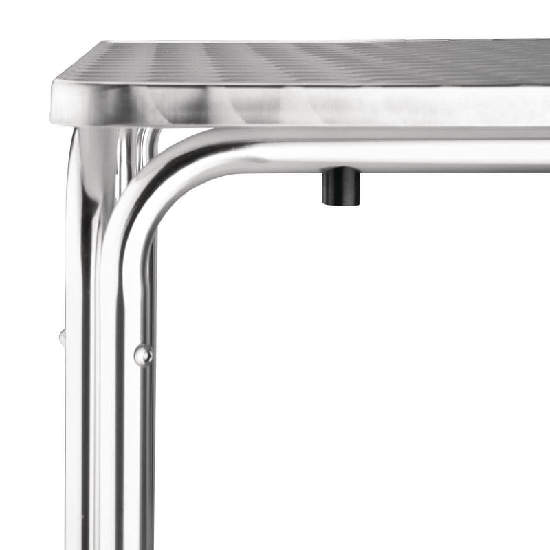 Commercial Stainless Steel Square Leg Table 720x600x600MM