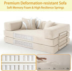 Boneless Couch Sofa Bed for Living Room