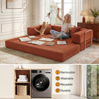 Boneless Couch Sofa Bed for Living Room
