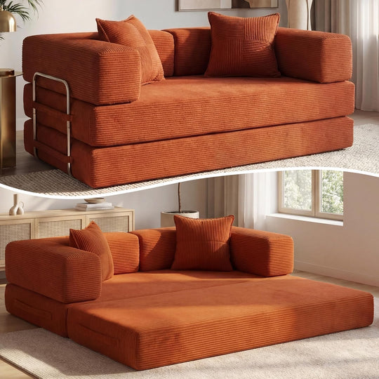 Boneless Couch Sofa Bed for Living Room