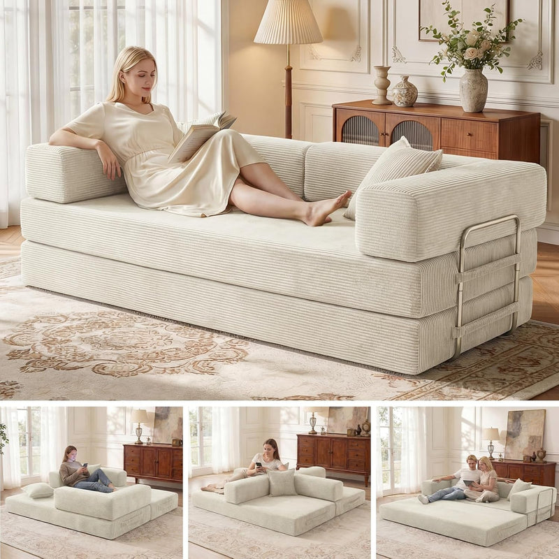 Boneless Couch Sofa Bed for Living Room