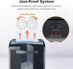 18-Sheet Cross-Cut Heavy Duty Paper Shredder 60-Min Runtime