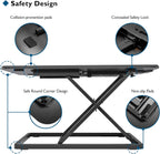 Standing Desk Converter 67x47CM Height Adjustable Sit Stand