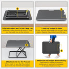 Standing Desk Converter 67x47CM Height Adjustable Sit Stand