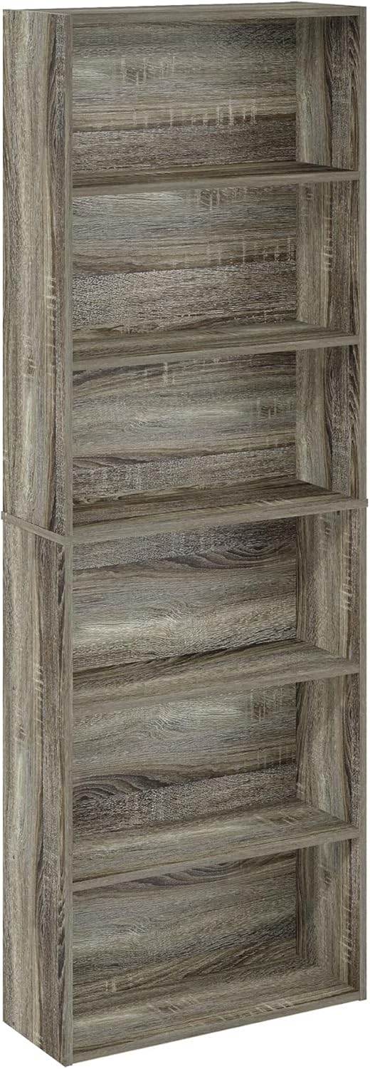 Book Shelf 6-Tier Bookshelf Free Standing Bookcase
