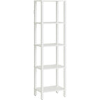 Book Shelf 6 Tier Tall Bookshelf Narrow Bookcase