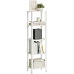 Book Shelf 6 Tier Tall Bookshelf Narrow Bookcase