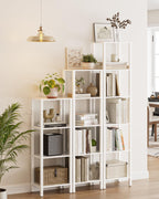Book Shelf 6 Tier Tall Bookshelf Narrow Bookcase