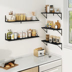 Book Shelf Rustic Shelves Wall Wooden (Set of 3)