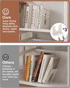 Book Trolley Mobile Bookshelf Organiser with Lockable Wheels