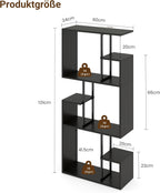 Bookcase 3 Tier Slim Freestanding Room Divider Display