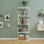 Bookcase 3 Tier Slim Freestanding Room Divider Display