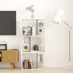 Bookcase 3 Tier Slim Freestanding Room Divider Display