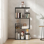 Bookcase 3 Tier Slim Freestanding Room Divider Display