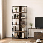 Bookshelf 3 Tier Bookcase Room Divider Shelves