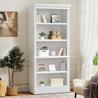 Bookcase 5-Tier 181CM Tall Book Shelf with Vertical