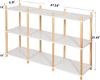 Bookcase Bookshelf 6 Cube Storage Unit Display Low