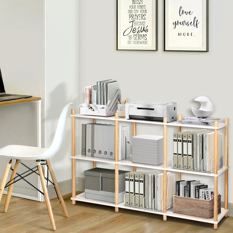 Bookcase Bookshelf 6 Cube Storage Unit Display Low