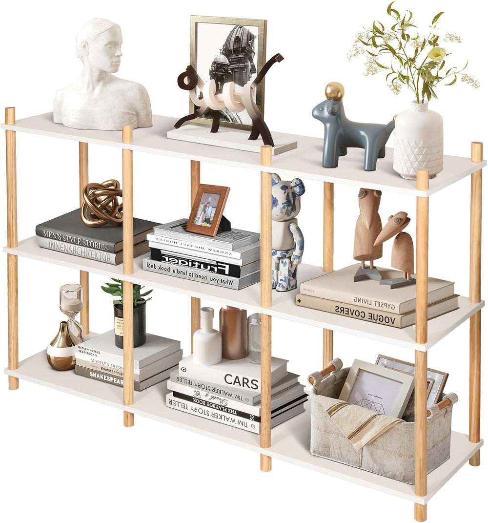 Bookcase Bookshelf 6 Cube Storage Unit Display Low