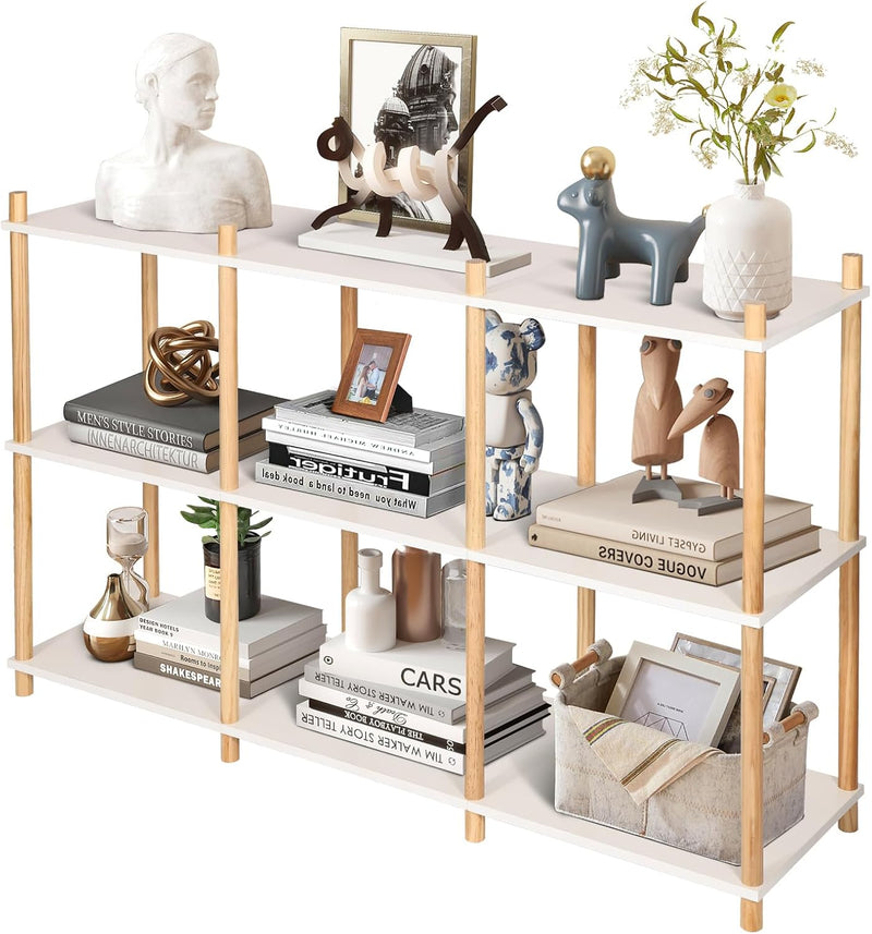 Bookcase Bookshelf 6 Cube Storage Unit Display Low