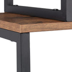 Bookcase Industrial Design 5 Open Levels MDF Metal