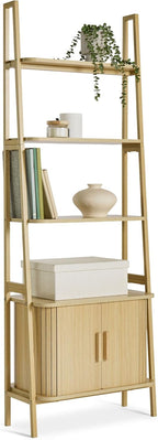 Bookcase Light Wood Effect