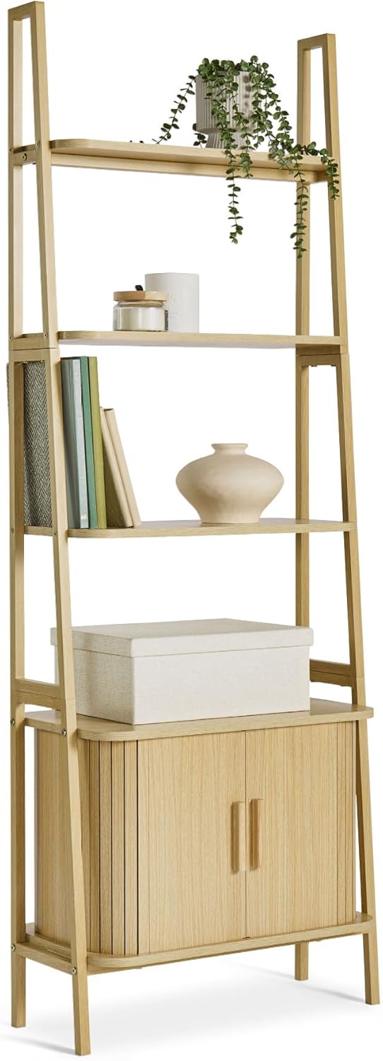 Bookcase Light Wood Effect