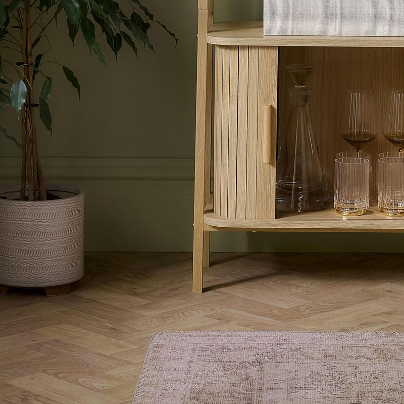 Bookcase Light Wood Effect
