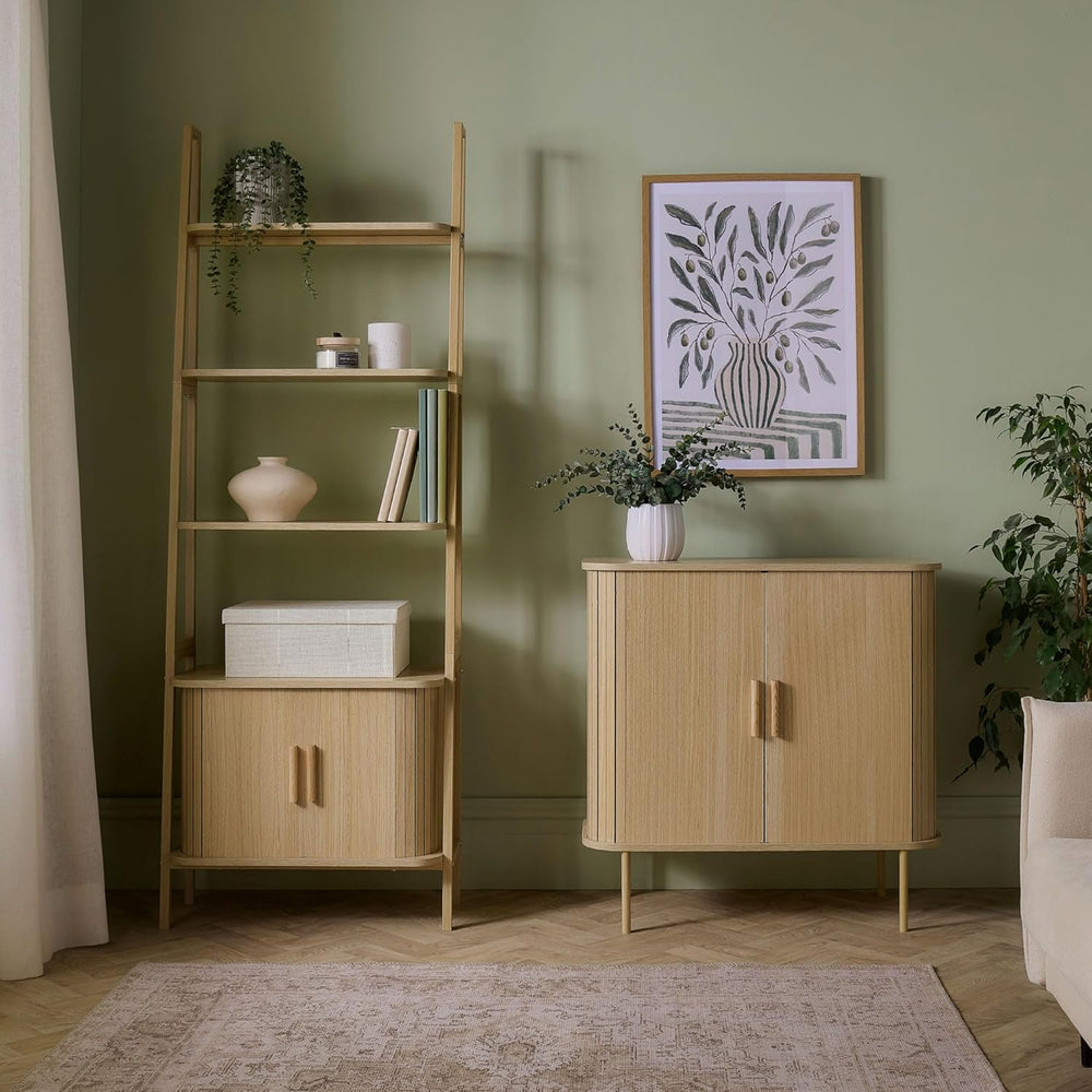 Bookcase Light Wood Effect