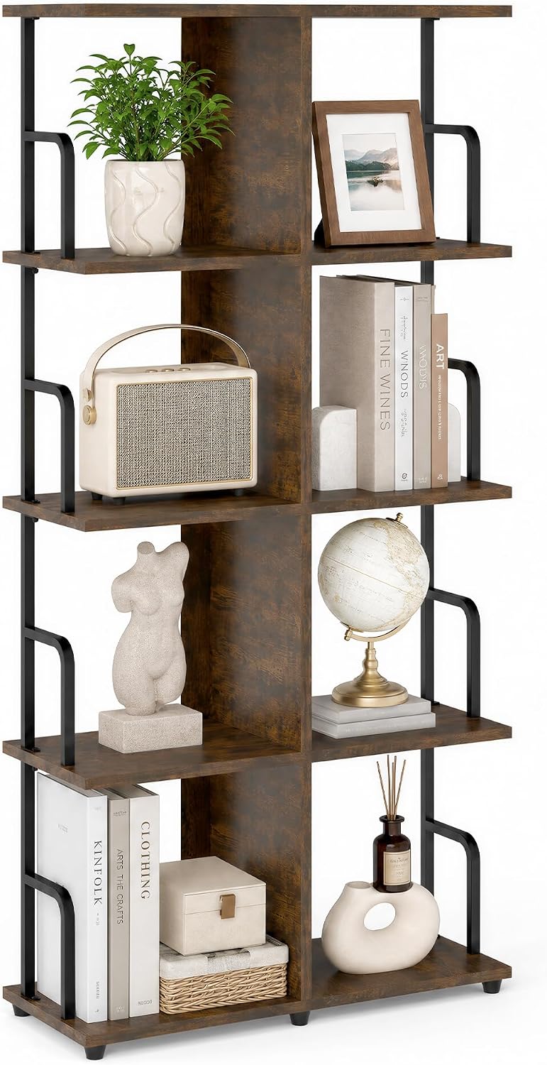 Bookshelf 3 Tier Bookcase Room Divider Shelves
